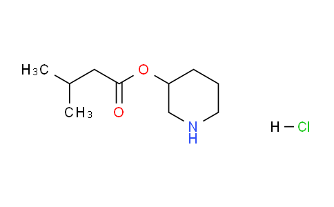 CAS No. 1220037-93-3, Piperidin-3-yl 3-methylbutanoate hydrochloride