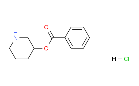 CAS No. 1220021-23-7, Piperidin-3-yl benzoate hydrochloride