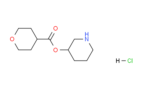 CAS No. 1220020-84-7, Piperidin-3-yl tetrahydro-2H-pyran-4-carboxylate hydrochloride