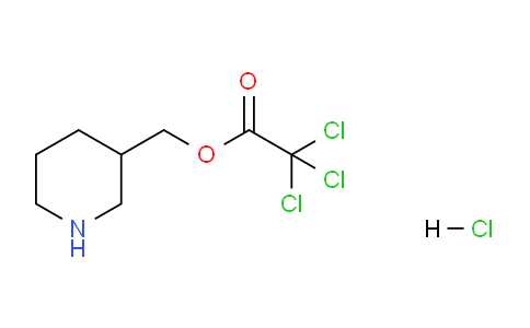 CAS No. 1219979-51-7, Piperidin-3-ylmethyl 2,2,2-trichloroacetate hydrochloride