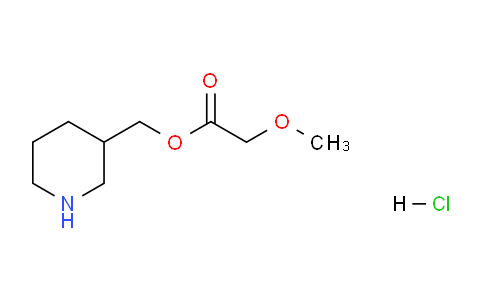 CAS No. 1219979-77-7, Piperidin-3-ylmethyl 2-methoxyacetate hydrochloride