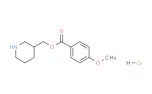 CAS No. 1220031-96-8, Piperidin-3-ylmethyl 4-methoxybenzoate hydrochloride