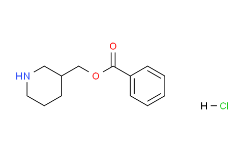 CAS No. 1219972-66-3, Piperidin-3-ylmethyl benzoate hydrochloride