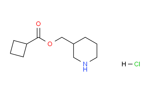 CAS No. 1219960-62-9, Piperidin-3-ylmethyl cyclobutanecarboxylate hydrochloride