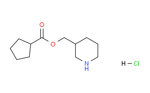 CAS No. 1220021-05-5, Piperidin-3-ylmethyl cyclopentanecarboxylate hydrochloride