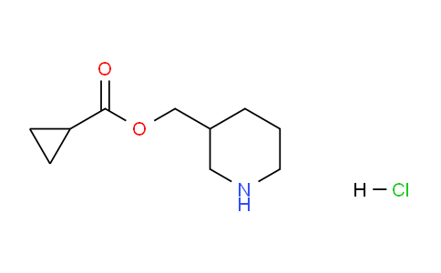 CAS No. 1219980-64-9, Piperidin-3-ylmethyl cyclopropanecarboxylate hydrochloride