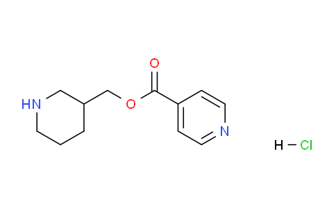 CAS No. 1220037-02-4, Piperidin-3-ylmethyl isonicotinate hydrochloride