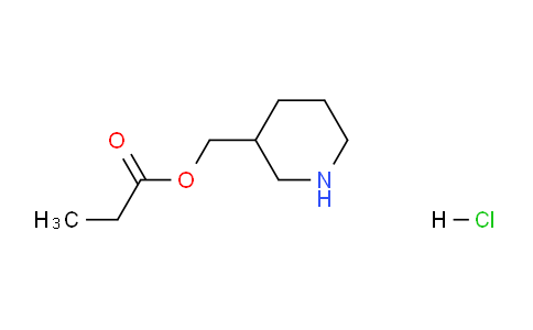 CAS No. 1220020-97-2, Piperidin-3-ylmethyl propionate hydrochloride