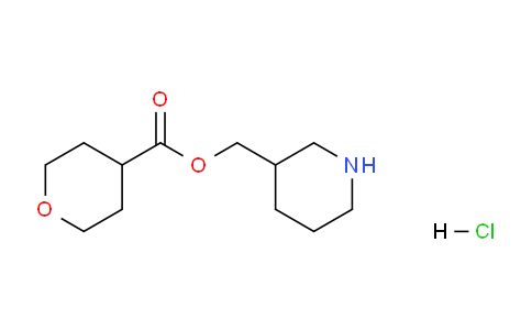 CAS No. 1220020-91-6, Piperidin-3-ylmethyl tetrahydro-2H-pyran-4-carboxylate hydrochloride