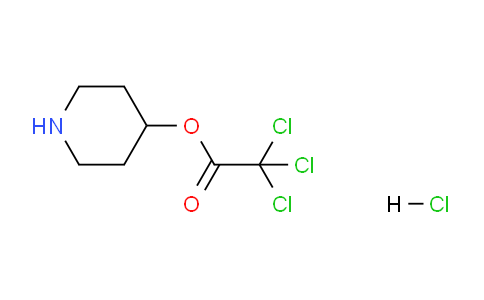 CAS No. 1219948-49-8, Piperidin-4-yl 2,2,2-trichloroacetate hydrochloride