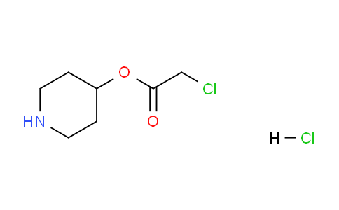 CAS No. 1220020-42-7, Piperidin-4-yl 2-chloroacetate hydrochloride