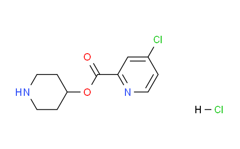 CAS No. 1219949-51-5, Piperidin-4-yl 4-chloropicolinate hydrochloride