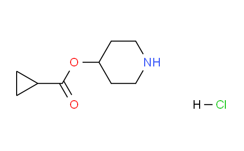 CAS No. 1219968-03-2, Piperidin-4-yl cyclopropanecarboxylate hydrochloride