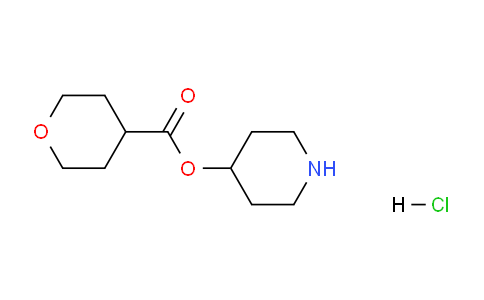 CAS No. 1220031-89-9, Piperidin-4-yl tetrahydro-2H-pyran-4-carboxylate hydrochloride