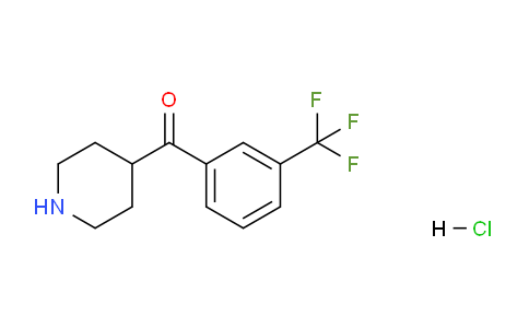 CAS No. 64670-97-9, Piperidin-4-yl(3-(trifluoromethyl)phenyl)methanone hydrochloride