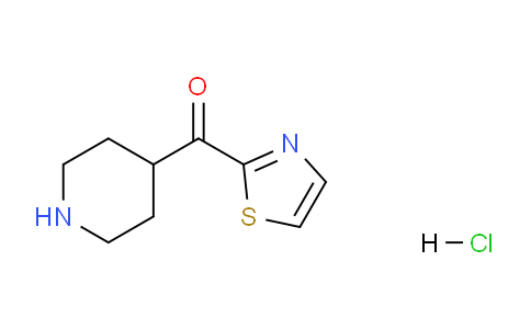 CAS No. 1004529-42-3, Piperidin-4-yl(thiazol-2-yl)methanone hydrochloride