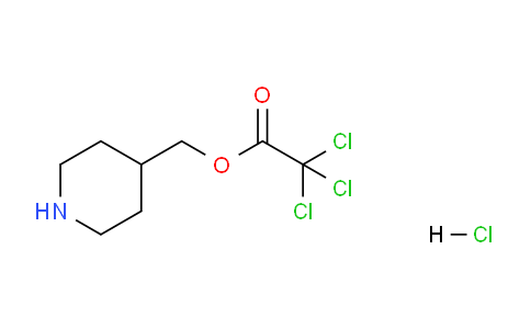 CAS No. 1220020-55-2, Piperidin-4-ylmethyl 2,2,2-trichloroacetate hydrochloride