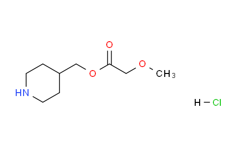 CAS No. 1219979-82-4, Piperidin-4-ylmethyl 2-methoxyacetate hydrochloride