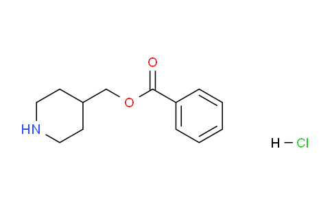 CAS No. 1220021-56-6, Piperidin-4-ylmethyl benzoate hydrochloride