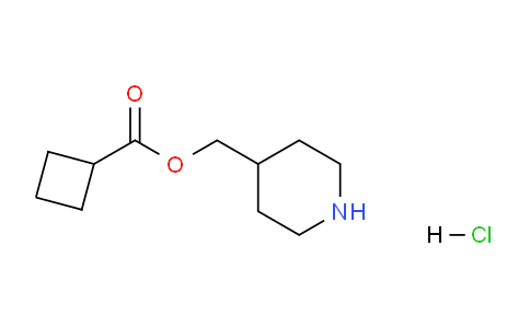 CAS No. 1219980-77-4, Piperidin-4-ylmethyl cyclobutanecarboxylate hydrochloride