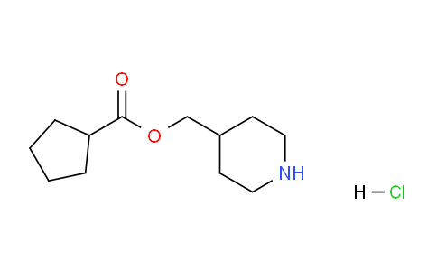CAS No. 1220027-40-6, Piperidin-4-ylmethyl cyclopentanecarboxylate hydrochloride