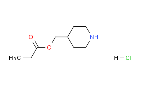 CAS No. 184042-51-1, Piperidin-4-ylmethyl propionate hydrochloride