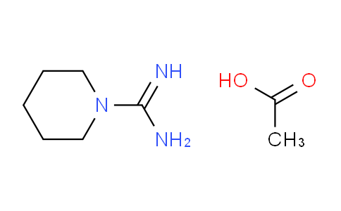 CAS No. 92658-58-7, Piperidine-1-carboximidamide acetate