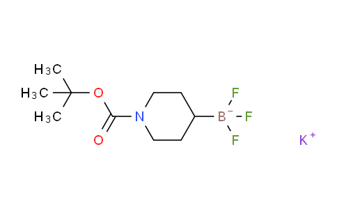 CAS No. 1430219-71-8, Potassium (1-(tert-butoxycarbonyl)piperidin-4-yl)trifluoroborate