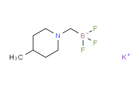 CAS No. 1602719-53-8, potassium trifluoro((4-methylpiperidin-1-yl)methyl)borate