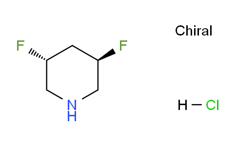 CAS No. 259110-61-7, rel-(3R,5R)-3,5-Difluoropiperidine hydrochloride