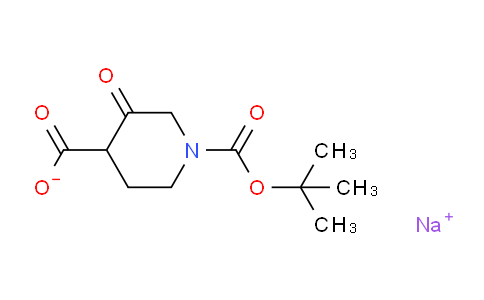 CAS No. 1923203-61-5, Sodium 1-(tert-butoxycarbonyl)-3-oxopiperidine-4-carboxylate