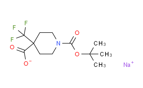 CAS No. 2216750-60-4, Sodium 1-(tert-butoxycarbonyl)-4-(trifluoromethyl)piperidine-4-carboxylate