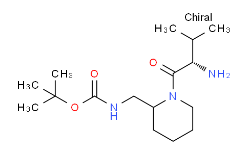 CAS No. 1354029-60-9, tert-Butyl ((1-((S)-2-amino-3-methylbutanoyl)piperidin-2-yl)methyl)carbamate
