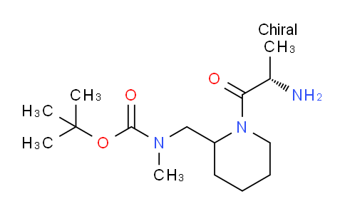 CAS No. 1354025-57-2, tert-Butyl ((1-((S)-2-aminopropanoyl)piperidin-2-yl)methyl)(methyl)carbamate