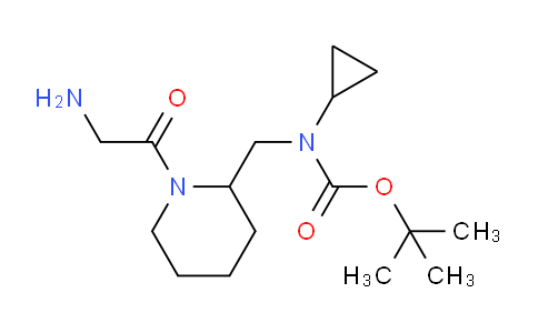 MC641923 | 1353966-64-9 | tert-Butyl ((1-(2-aminoacetyl)piperidin-2-yl)methyl)(cyclopropyl)carbamate