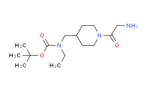 MC641934 | 1353980-96-7 | tert-Butyl ((1-(2-aminoacetyl)piperidin-4-yl)methyl)(ethyl)carbamate