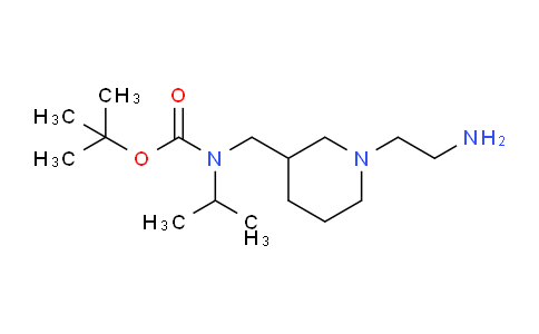 CAS No. 1353988-86-9, tert-Butyl ((1-(2-aminoethyl)piperidin-3-yl)methyl)(isopropyl)carbamate