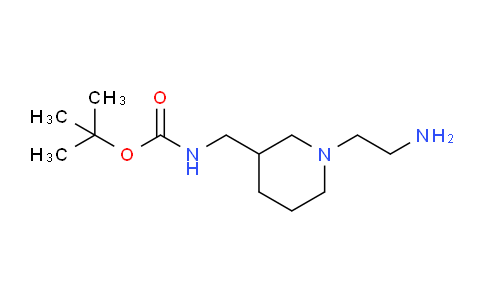 CAS No. 1353981-63-1, tert-Butyl ((1-(2-aminoethyl)piperidin-3-yl)methyl)carbamate