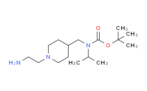 CAS No. 1353963-44-6, tert-Butyl ((1-(2-aminoethyl)piperidin-4-yl)methyl)(isopropyl)carbamate