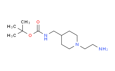 CAS No. 874831-65-9, tert-Butyl ((1-(2-aminoethyl)piperidin-4-yl)methyl)carbamate