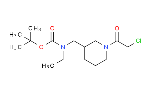CAS No. 1353966-54-7, tert-Butyl ((1-(2-chloroacetyl)piperidin-3-yl)methyl)(ethyl)carbamate