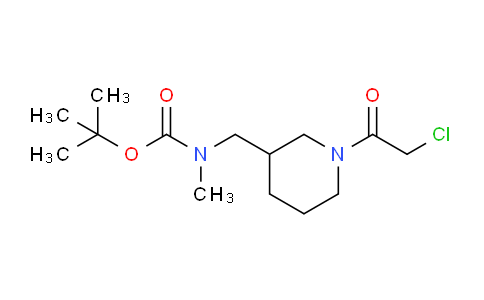 CAS No. 1353987-03-7, tert-Butyl ((1-(2-chloroacetyl)piperidin-3-yl)methyl)(methyl)carbamate