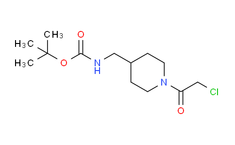 CAS No. 1353952-84-7, tert-Butyl ((1-(2-chloroacetyl)piperidin-4-yl)methyl)carbamate