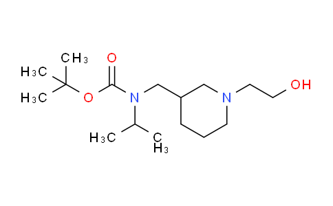 CAS No. 1353960-66-3, tert-Butyl ((1-(2-hydroxyethyl)piperidin-3-yl)methyl)(isopropyl)carbamate