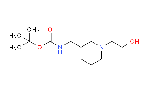 CAS No. 1353960-50-5, tert-Butyl ((1-(2-hydroxyethyl)piperidin-3-yl)methyl)carbamate
