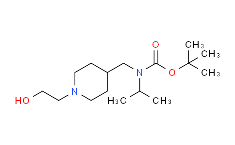 CAS No. 1353944-14-5, tert-Butyl ((1-(2-hydroxyethyl)piperidin-4-yl)methyl)(isopropyl)carbamate