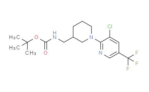 CAS No. 1417793-53-3, tert-Butyl ((1-(3-chloro-5-(trifluoromethyl)pyridin-2-yl)piperidin-3-yl)methyl)carbamate