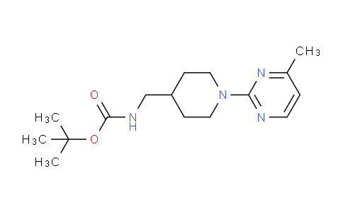 CAS No. 1261232-28-3, tert-Butyl ((1-(4-methylpyrimidin-2-yl)piperidin-4-yl)methyl)carbamate