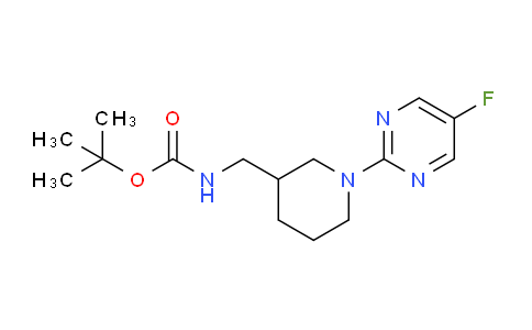 CAS No. 1261235-19-1, tert-Butyl ((1-(5-fluoropyrimidin-2-yl)piperidin-3-yl)methyl)carbamate