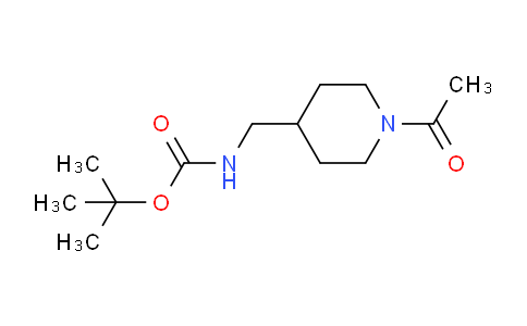 CAS No. 1286273-14-0, tert-Butyl ((1-acetylpiperidin-4-yl)methyl)carbamate